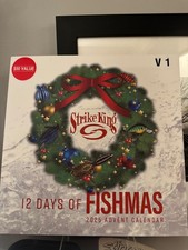 New sealed Strike King 12 days of Fishmas fishing lures-advent calendar