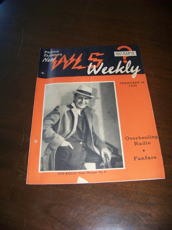 1935 Prairie Farmer's New WLS Weekly Joe Kelly William Blick George S. Bigger