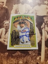 Nathan Eovaldi  Signed Autographed Baseball Card All Star
