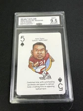 Sean Taylor Hero Decks Redskins CCG 9.5
