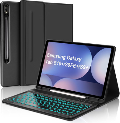 Tastatur Für Samsung Galaxy Tab S10+ 2024/S9 FE+/S9 plus 12.4''Mit Beleuchtung, H