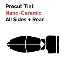 Precut Window Film Automotive Nano Ceramic Any % Tint for Toyota Prius 2004-2009