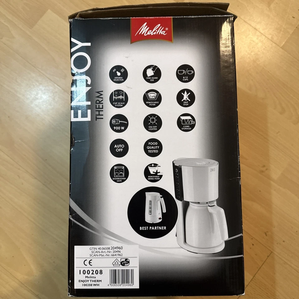 Melitta Filterkaffeemaschine Enjoy Therm 100208 Unbenutzt - Bild 4 von 4