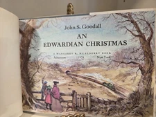 An Edwardian Christmas by John S. Goodall - 1978 - 1st US Edition, Hardcover DJ