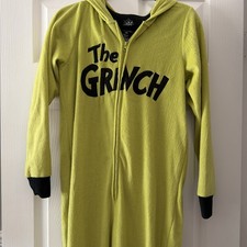The Grinch One Piece Pajamas/Costume - Adult Sized M