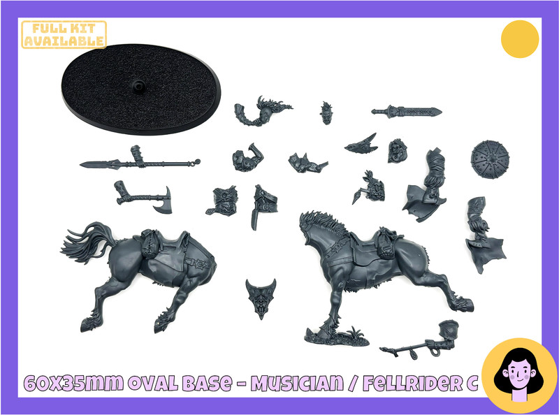 Darkoath Fellriders CHAMPION FELLRIDER A Slaves to Darkness Age of Sigmar
