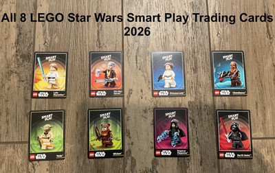 LEGO Star Wars Smart Play Trading Cards Complete Set (8 of 8