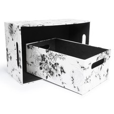 Storage Baskets Set of 2, Storage Baskets for Shelves, Storage boxes for Hampers