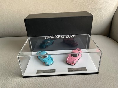 1/64 Zincit Porsche Singer set of Coupé gulf&Dls pink.