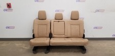 15 Ford F250 Lariat Crew Cab Rear Seat Assembly Tan Leather