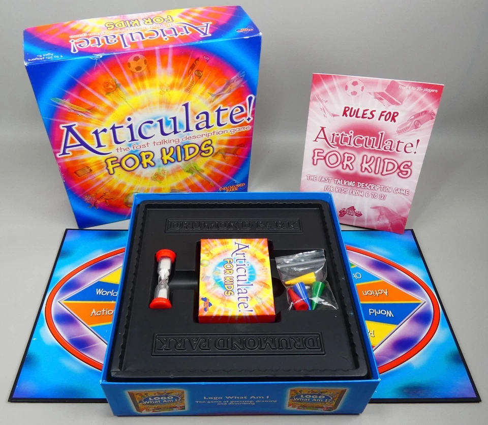 Articulate for Kids Fast Talking Board Game by Drumond Park 2019 (6+) ~ Complete - Image 3 of 4