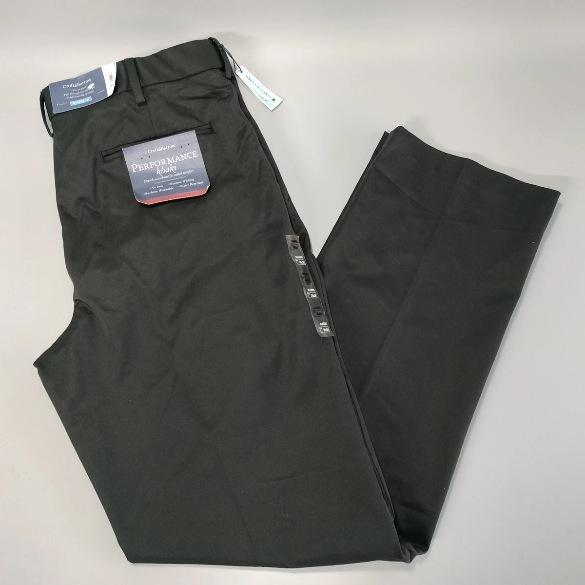 Croft & Barrow Polyester Formal Pants for Men for sale | eBay