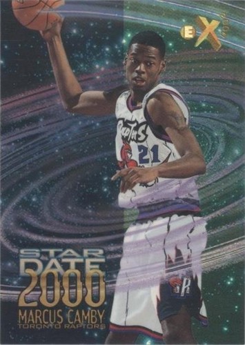 1996-97 SKYBOX PREMIUM EMERALD AUTO AUTOGRAPH MARCUS CAMBY RC 