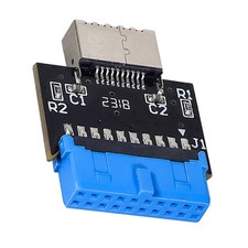 USB 3.0 Internal Header to USB 3.1/3.2 Type C Front Type E Adapter Converter