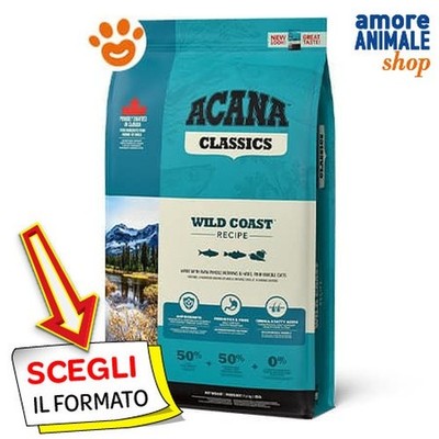 Acana Hund Klassisch Wild Coast Essen Trocken Hunde 2/9,7/14,5 KG
