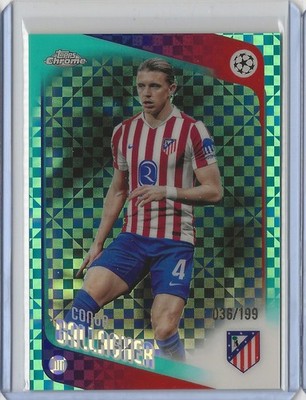 2025-26 Topps Chrome UEFA Competitions #189 Conor Gallagher Aqua X-Fractor /199