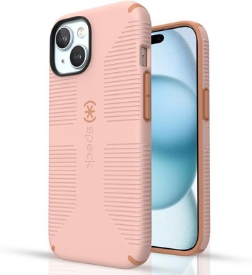 Speck MagSafe Case for iPhone 15 Plus - Drop & Camera Protection, Soft-Touch Sec