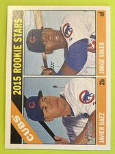 2015 Topps Heritage - Rookie Stars Javier Báez, Jorge Soler #139 (RC)