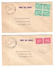 New Zealand 1939 Postage Dues First Day Cover FDC set all 4 Values - Very Rare