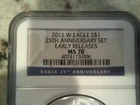 2011-W  Silver Eagle NGC  MS-70 #006