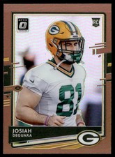 2020 Donruss Optic Josiah Deguara Rookie Green Bay Packers #142