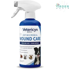 Dog Wound Care Spray Skin Repair Healing Aid for All Animals 16oz