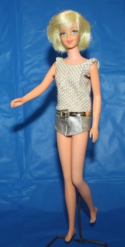 1966 Mattel TNT Casey Barbie #1180 Twist N Turn w/ Original Swimsuit Japan