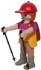 PLAYMOBIL FIGUR WANDERER CAMPER BERGSTEIGER BERGSTEIGER BERGSTEIGER PFAD FRAU
