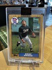 2022 Topps Archive Series Signatures #679 Kent Hrbeck 1987 Topps 71/82