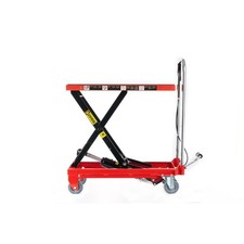 Industrial Hydraulic Lift Table Cart, 500lbs Load, Stable 28.5-Inch Lift Height,