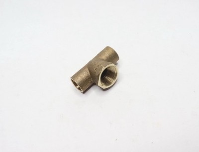( 16 PK ) Nibco Tee Low Lead Cast Bronze 1/2'' C x C x FNPT 712-LF