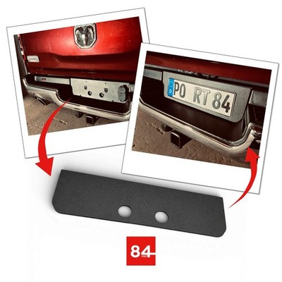 Dodge RAM Generation 5 License Plate Trim Laramie Limited TRX Gen5