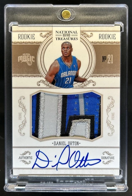 2010 National Treasures Daniel Orton Patch Rookie Auto Autograph RC #/99 Magic