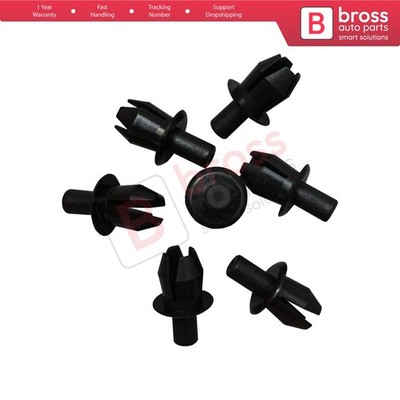 10 Stück Druckhalter schwarz für 1239900292, N0385501, N0385501, 7200671