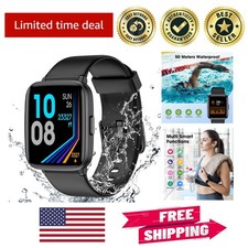 Fitness Tracker Watch with Heart Rate Monitor  Sleep Analysis - 5ATM Waterproof