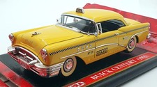 Mira 1/18 Scale Diecast 6116 - 1955 Buick Century Taxi - Yellow