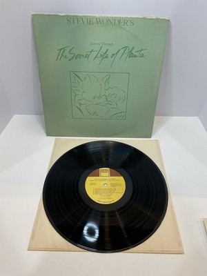 Stevie Wonder Secret Life of Plants Vinyl Record Braille On Front Cover