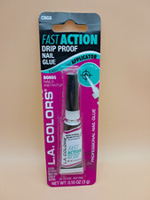 L.A. COLORS Drip Proof Nail Glue, 0.1 Ounce, CNG6 NEW