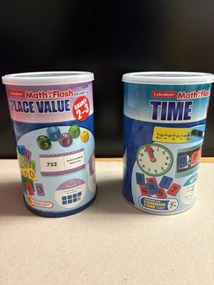 Lakeshore Math In A Flash Discovery Can Time,  Place Value Grade 2 Common Core