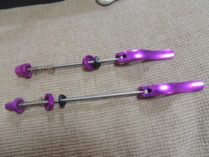 Salsa Flip-Off QR Quick Release Skewers 3DV purple titanium New