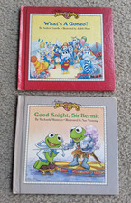 Vintage 1980s Jim Henson's Muppet Babies Book Lot Good Knight Sir Kermit, Gonzo