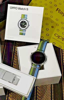 (New) OPPO Watch S Silver 4GB EMMC AMOLED Bluetooth Android iOS Smartwatch