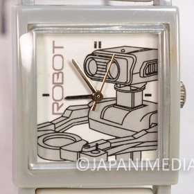 RARE Nintendo Wrist watch In Cube Case Famicom Robot Banpresto JAPAN GAME NES