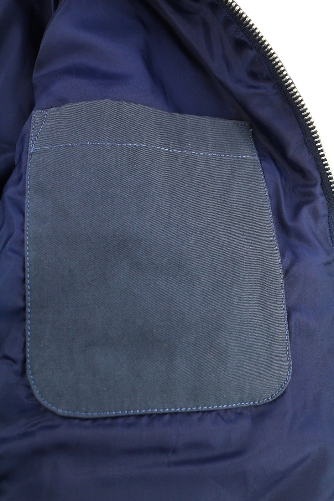 DIESEL Men Jacket W-Spleak-A S Blue Washed Oversized Bomber Insulated RRP325 image 8