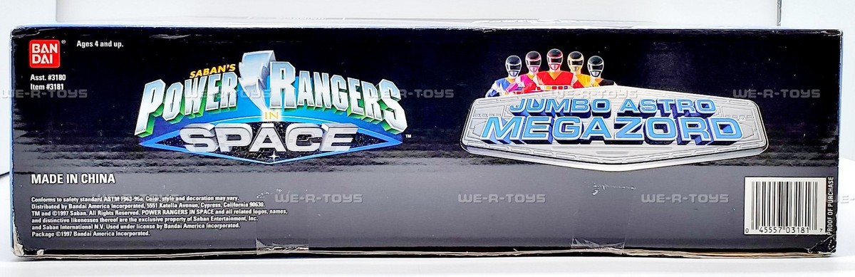 Power Rangers in Space Jumbo Astro Mega Zord Action Figure 1997