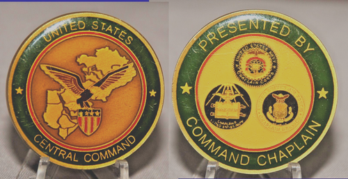 CENTCOM 40mm variant COMMAND CHAPLAIN presentation challenge coin - 第 1/1 張圖片