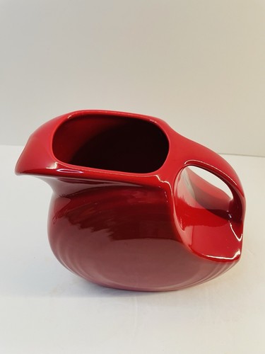 Vintage Fiesta *RED* Disk Water Pitcher - Picture 4 of 7