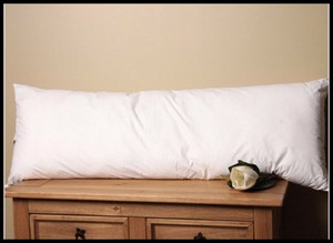 Duck Feather Down Bolster Pillow Cushion Long Extra Filled