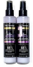 2 Bottles Tresemme Professionals Pro Collection Keratin Repair Leave In 6.1 oz
