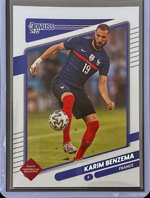 Karim Benzema - 2021-22 Donruss Soccer - Team France #64